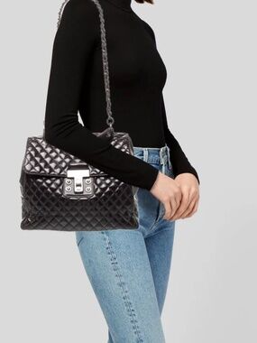 Chanel Kelly Mademoiselle Top Handle Bag with chain